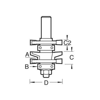 Easyset profile scribe bevel 10 degree