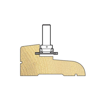 Weatherseal groover 2.5mm x 7mm