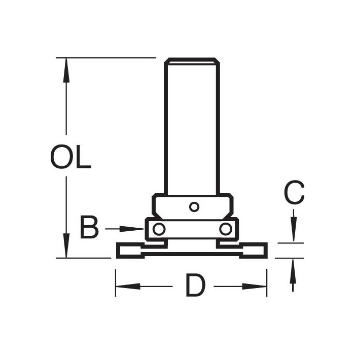 Weatherseal groover 2mm x 7mm