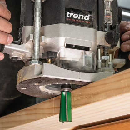 Trend CraftPro 1/2in Bearing Guided 2 Degree Undercut 22.5mm dia x 50mm cut depth