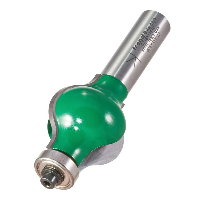 Bearing guided hand rail 9.5mm radius