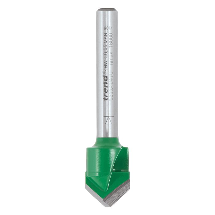 rend CraftPro 1/4 Alucobond 45 Degrees V Groove 13mm dia x 10mm cut depth