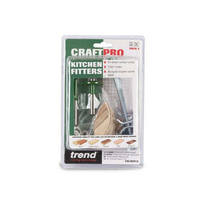 Kitchen Fitters Pack Three Metric shank 12mm