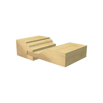 Panel door set ogee